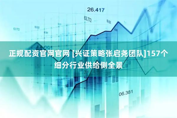 正规配资官网官网 [兴证策略张启尧团队]157个细分行业供给侧全景